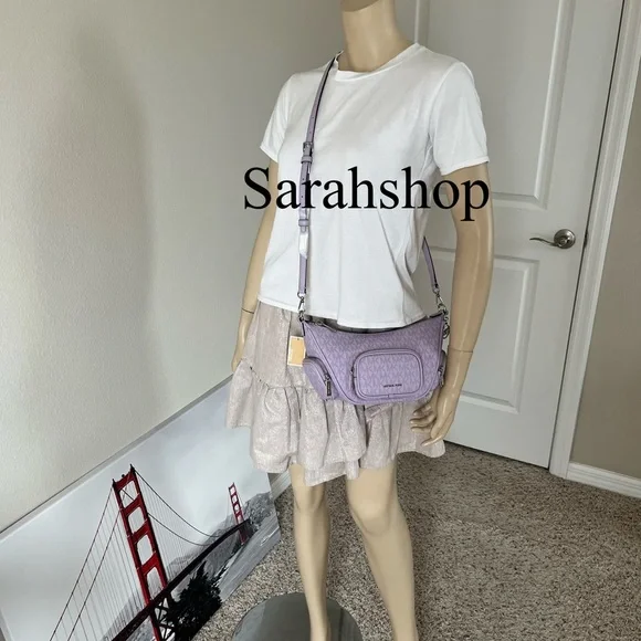 Michael Kors Merritt Small Convertible Pocket Crossbody - Picture 8 of 16